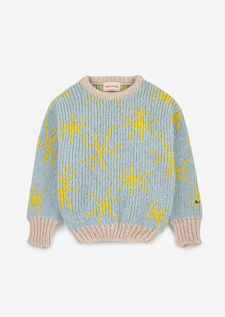 Sparkle All Over Jacquard Jumper #223AC116 ★ONLY 8-9Y★