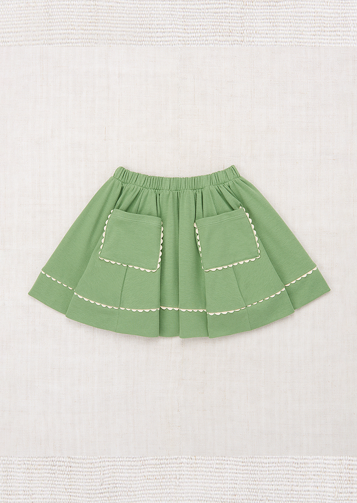 MP:: Circle Skirt with Rickrack - Jadeite ★ONLY 10Y★