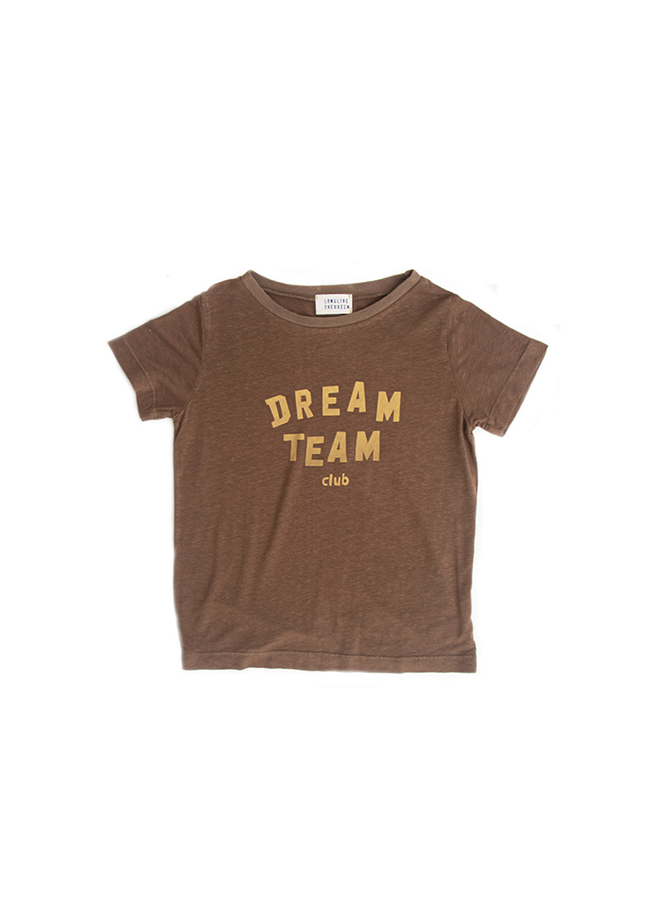 23207 Tee Short Sleeves - Brown Dreamteam #252 ★ONLY 8Y★