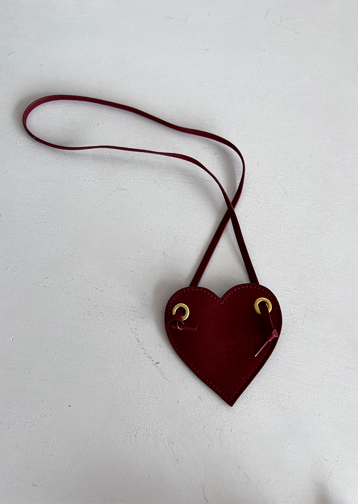 MKDF :: Heart Shaped Bag - Red