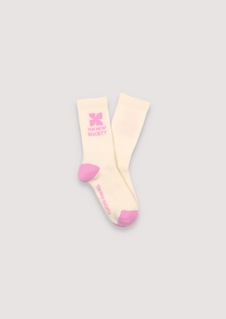 TNS:: Socks Logo - Natural &amp; Iris Lilac ★ONLY 35/38★