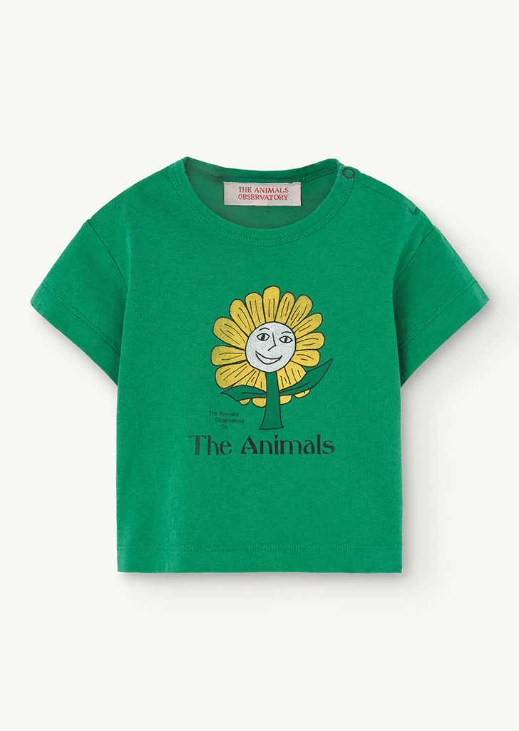 Rooster Baby T-Shirt Green_177_CF