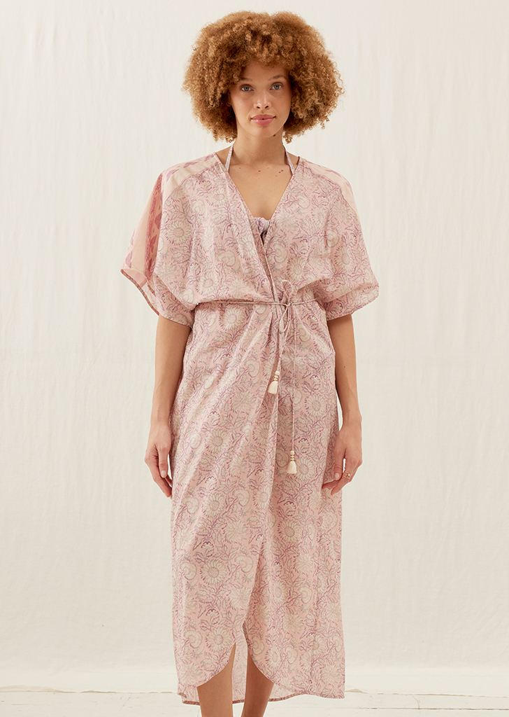 Kimono Chill - Pink Daisy Garden ★ONLY XS/S★