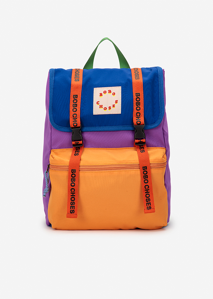 BC Color Block Backpack - Purple #AI045