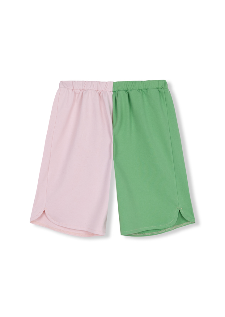 FD42-916 :: Bicolor Basket Shorts
