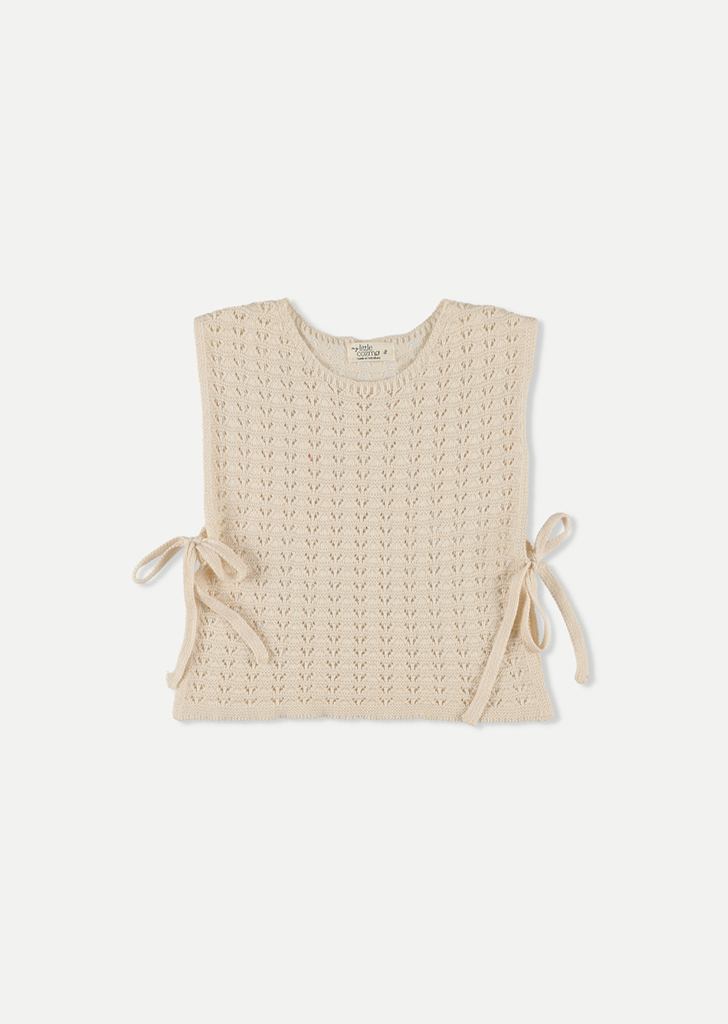 MLC :: Crochet Tricot Top - Ivory