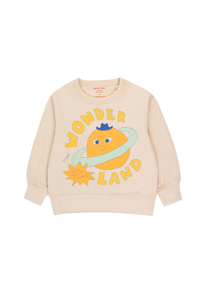 Wonderland Sweatshirt #SS24-158 - Light Cream