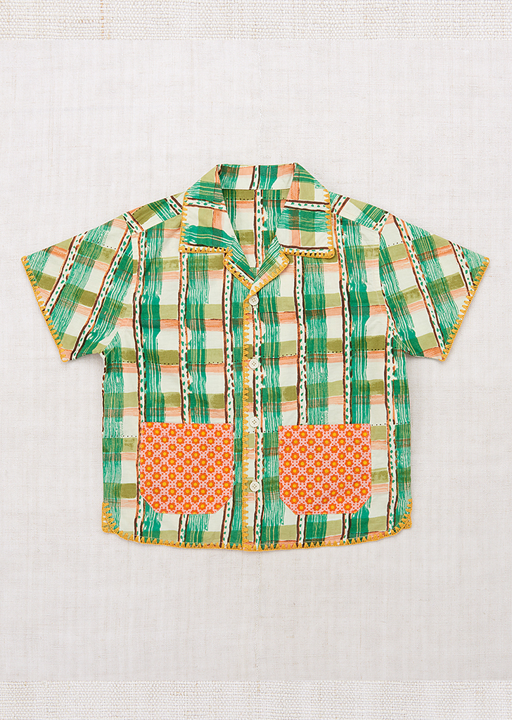 MP:: Leon Top - Mojave Watercolor Plaid ★ONLY 4Y★