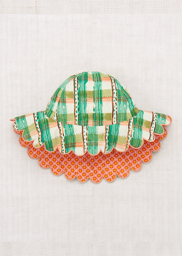 MP:: Holiday Sunhat - Mojave Watercolor Plaid ★ONLY 2-4Y★