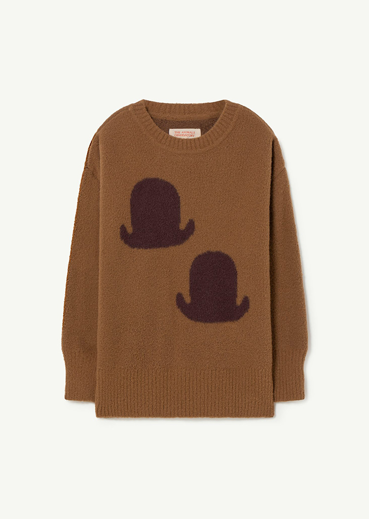TAO:: Graphic Bull Kids Sweater - Brown_199_XX