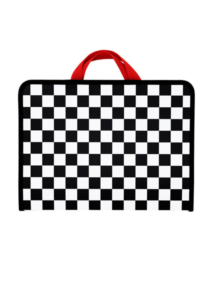 HKF:: File Bag - Checkerboard (Black) ★LAST ONE★
