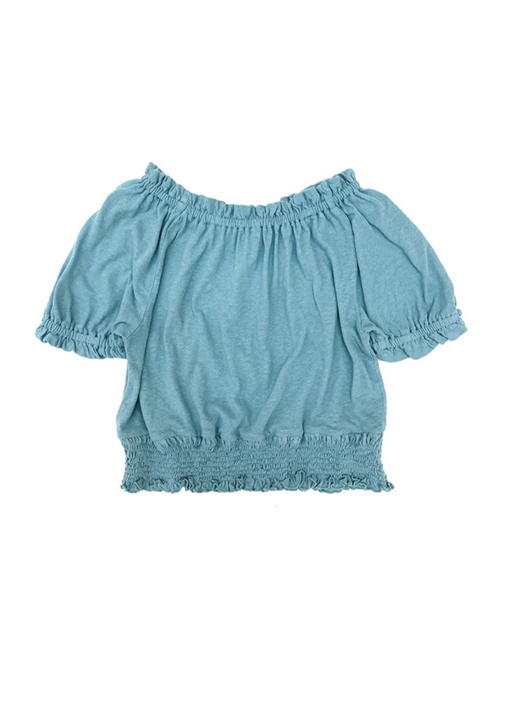 23133 Tricot Blouse - Old Blue #137