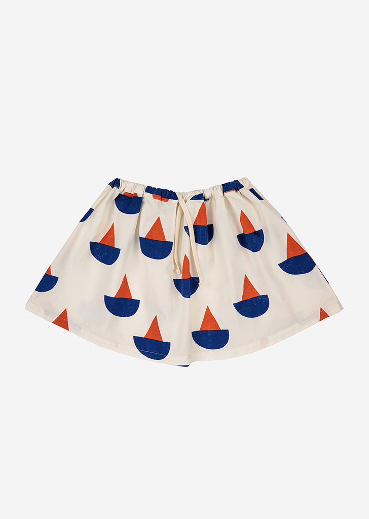 Sail Boat  Woven Skirt #AC111 ★ONLY 4-5Y★