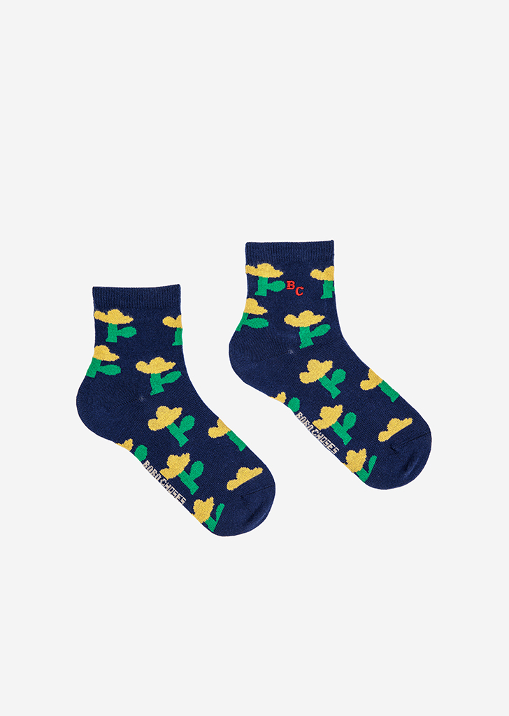 Sea Flower  Short Socks #AI011 ★ONLY 35-37★