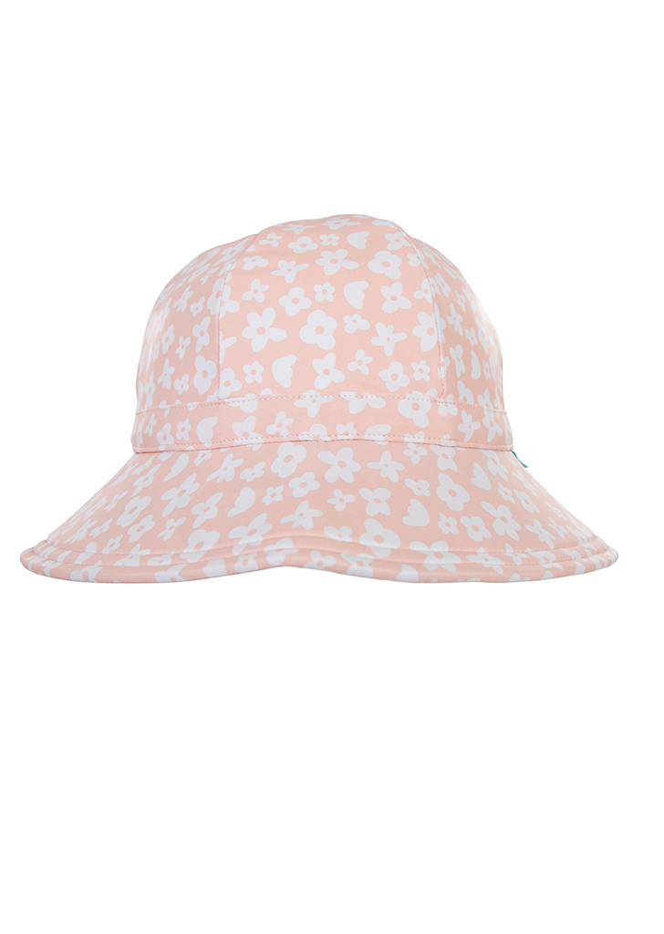 Acorn ::  Camille Swim Hat - Pink and White ★ONLY M★