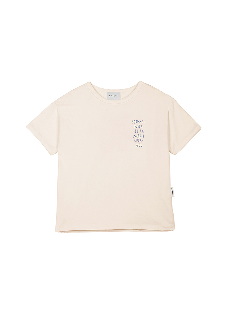 Mip:: Cedric Organic Jersey T-Shirt - Ecru ★ONLY 12Y★