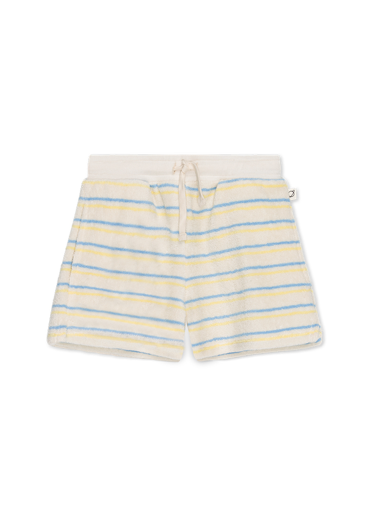 MLC:: Toweling Stripe Shorts - Blue/Yellow ★ONLY 6Y★