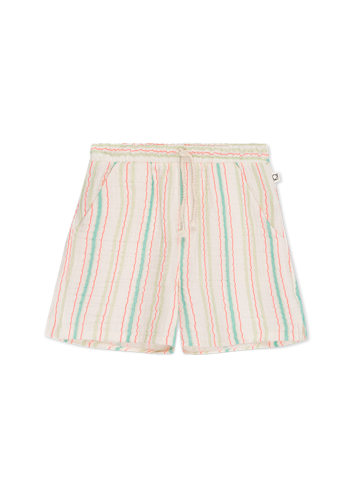 MLC:: Muslin Stripe Bermuda Shorts - Unique