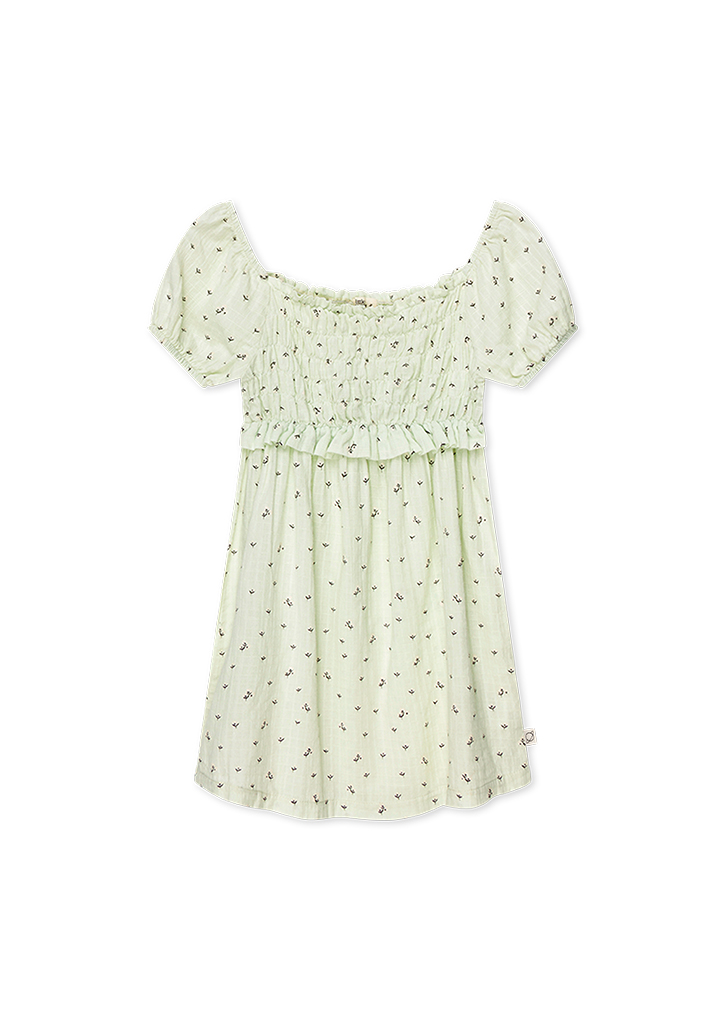 MLC:: Muslin Floral Dress - Green
