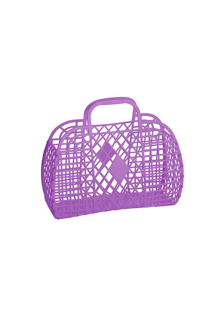 Retro Basket Small - Purple (SJRBSPU )