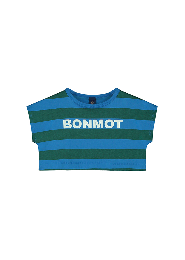BM:: Crop T-Shirt Bonmot - Fresh Blue