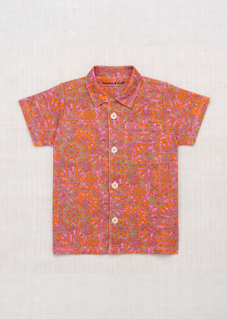 MP:: Button Down Top - Bloom Medallion