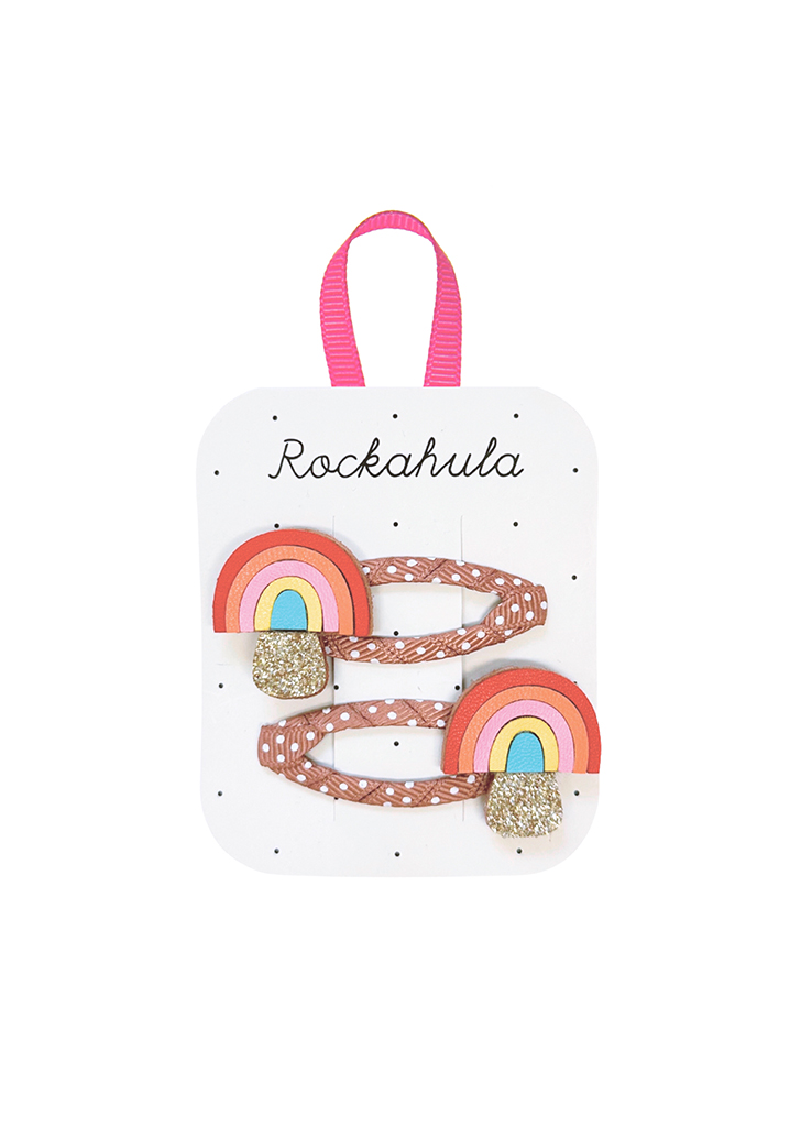 Rockahula : Rainbow Toadstool Clips