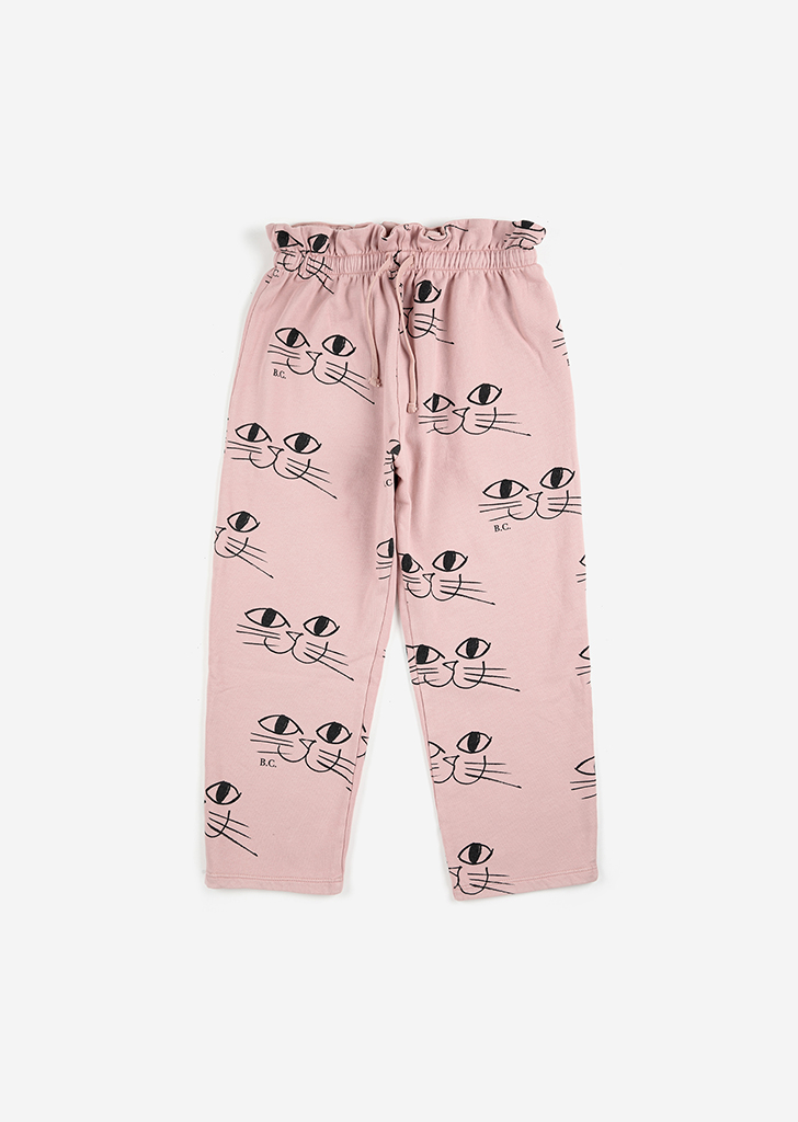 Smiling Cat All Over Jogging Pants #223AC071 ★ONLY 12-13Y★