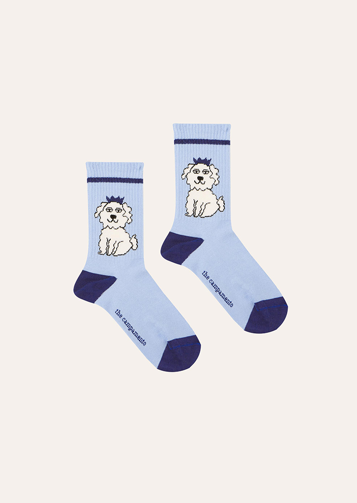 Campa:: Dog Kids Socks #AW23-80 ★ONLY 5-6Y★
