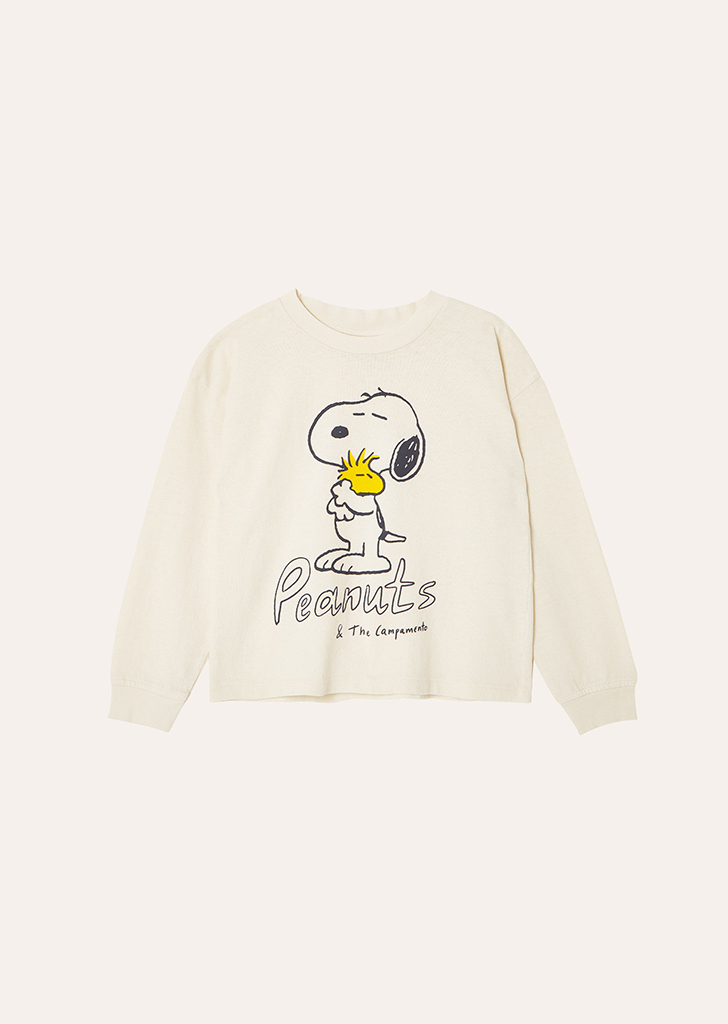 Campa:: Snoopy &amp; Woodstock Sleeves T #AW23-13