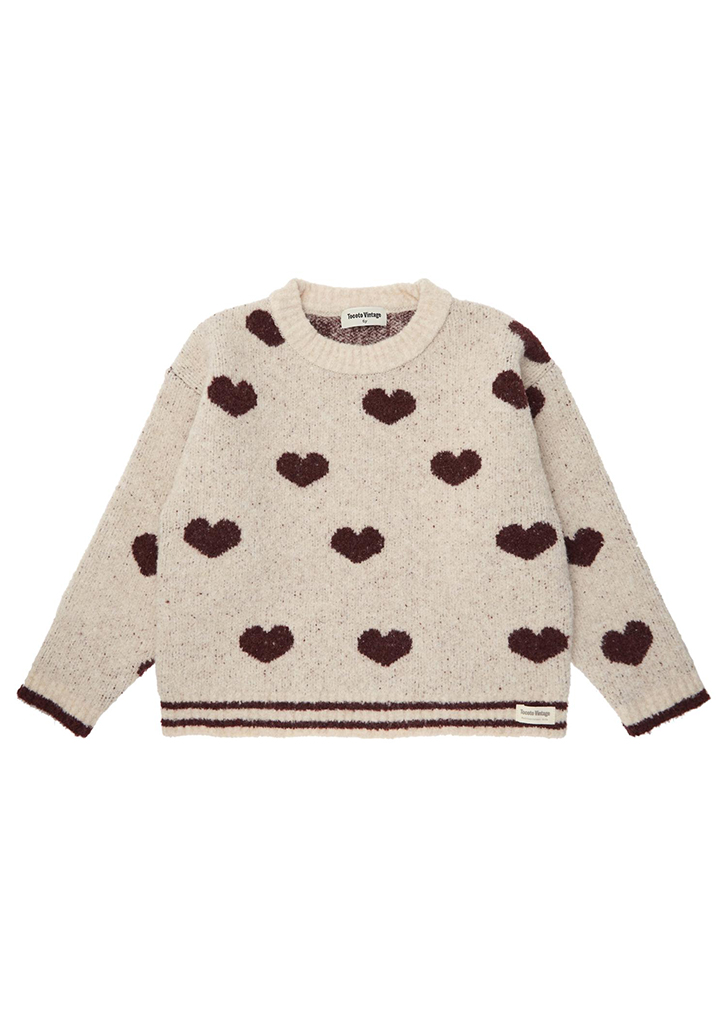 Kid Heart Sweater - Pink #W50323-K