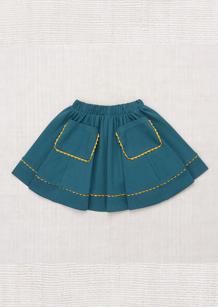 MP:: Circle Skirt with Rickrack - Atlantic ★ONLY 10Y★