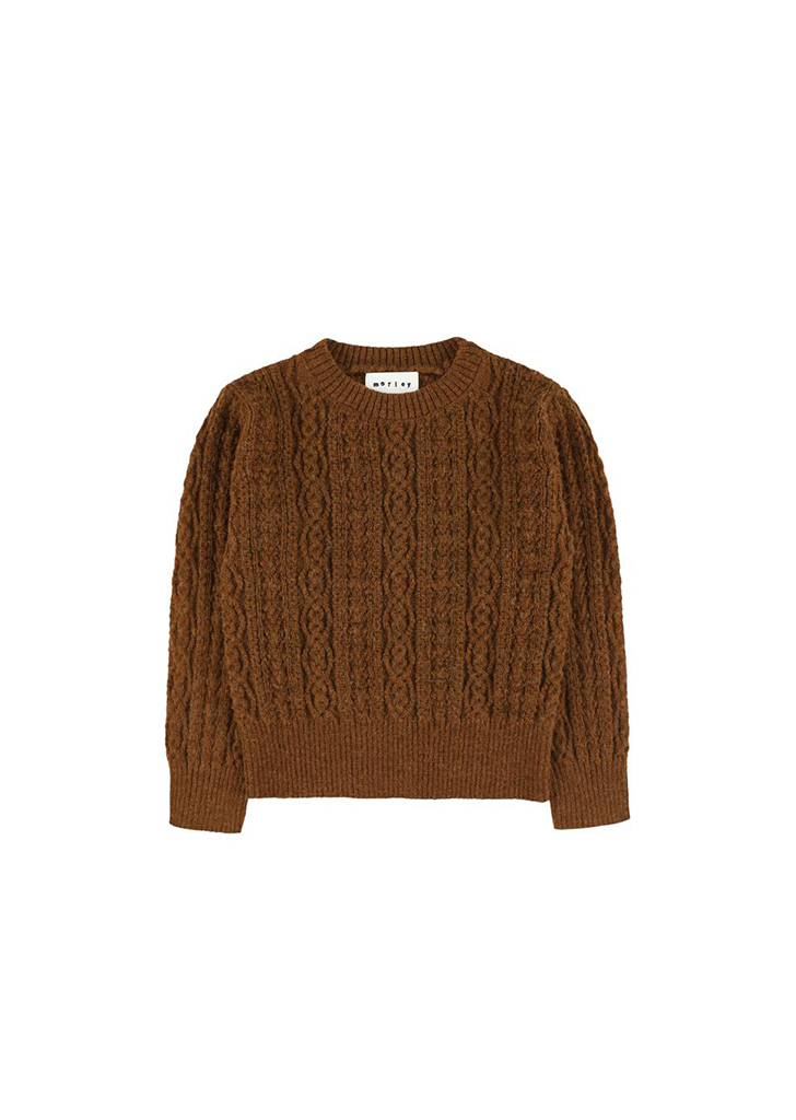 Morley :: Taco Cable Pullover - Tabacco