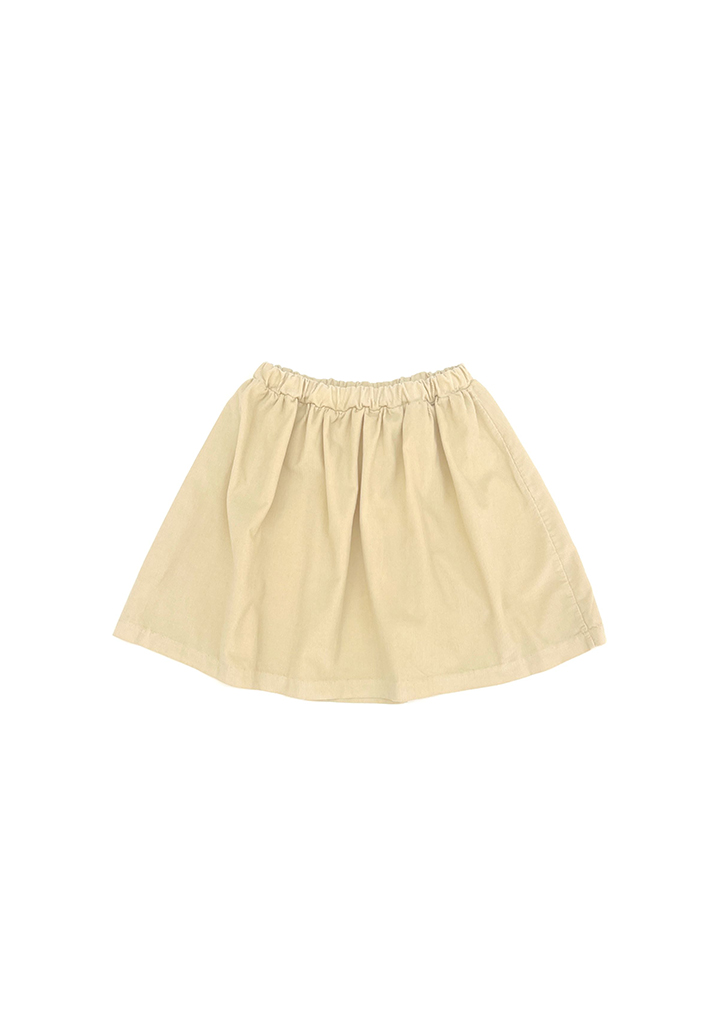 23205 Ribvelvet Skirt - Vanilla #259