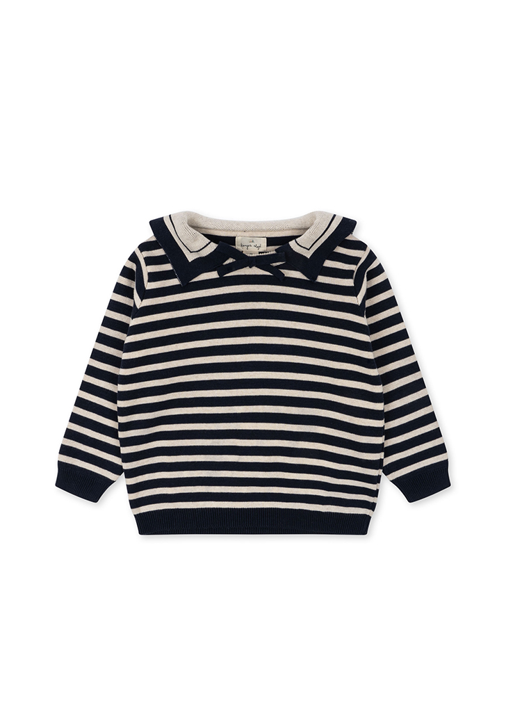 Seala Knit Blouse - Blue Stripe ★ONLY 5-6Y★
