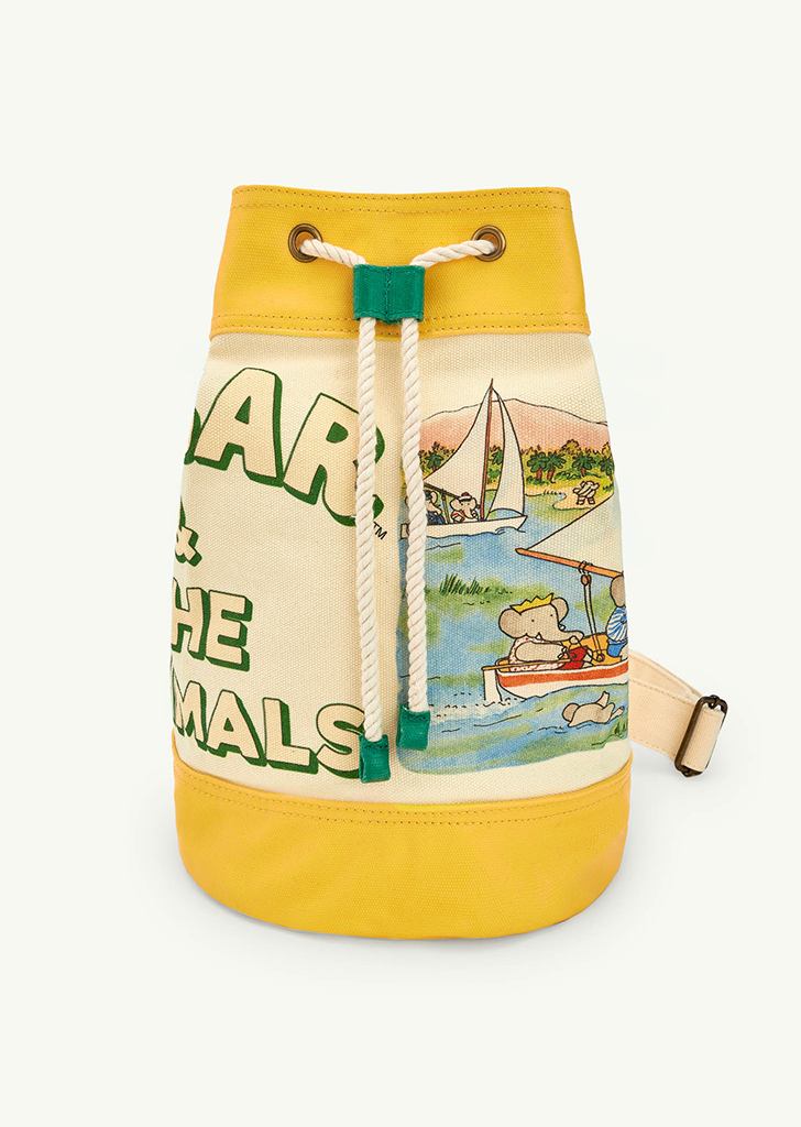 Backpack Bag Yellow_Elephant Boat_099_CW