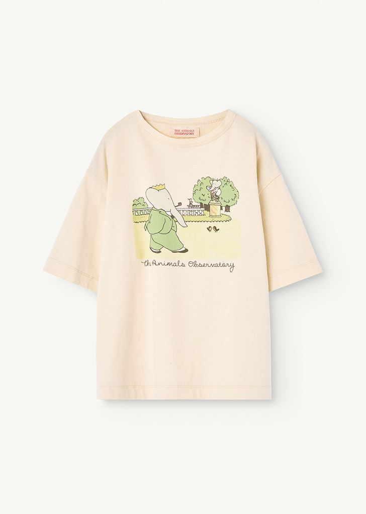 Rooster Oversize T-Shirt Ecru_Elephant Park_024_AH ★ONLY 12Y★