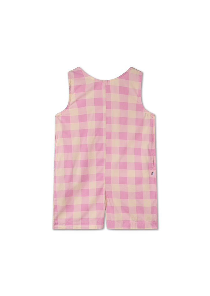 Woven One Suit - Sand Pink Bb Check #SS24-102
