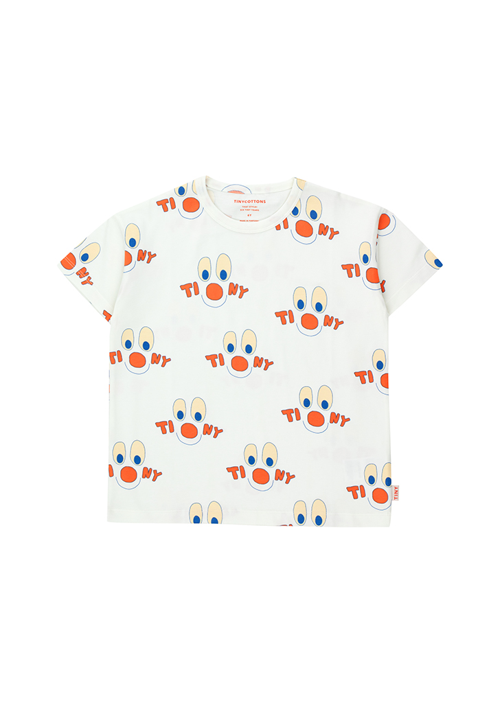 Clowns Tee #SS24-013 - Off-white ★ONLY 10Y★