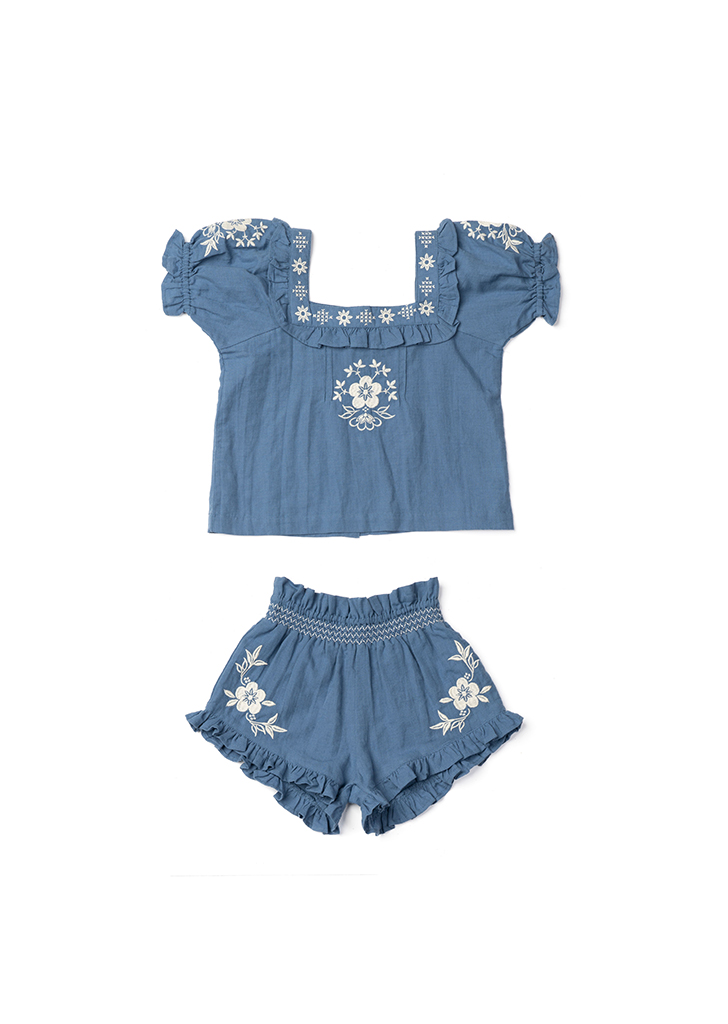 Lali :: Blossom Set - Bluejay Embroidery ★ONLY 4Y★