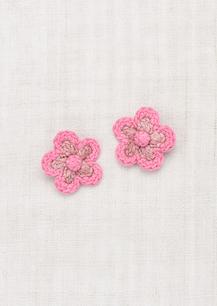 MP:: Medium Flower Clip Set - Rose Blush