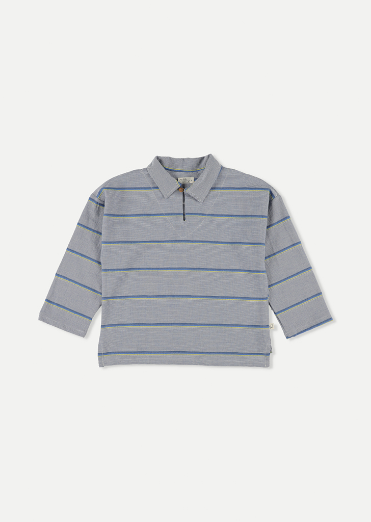 MLC :: Denim Stripe Polo Shirt - Unique