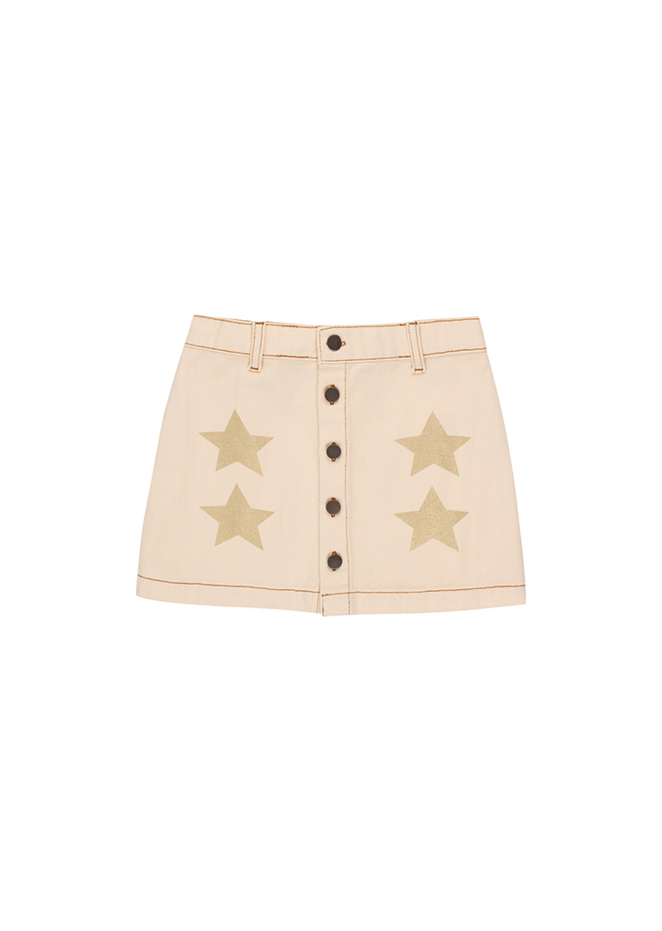 Stars Skirt #SS24-252 - Light Cream
