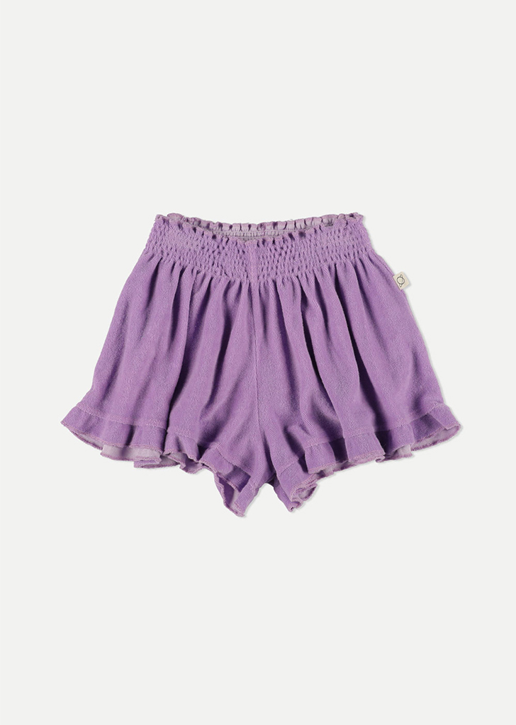 MLC :: Organic Toweling Ruffle Shorts - Purple ★ONLY 4Y★