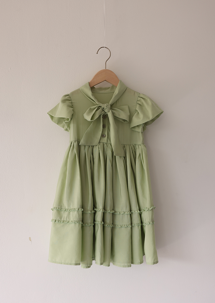 MKDF :: Bow Dress - Green