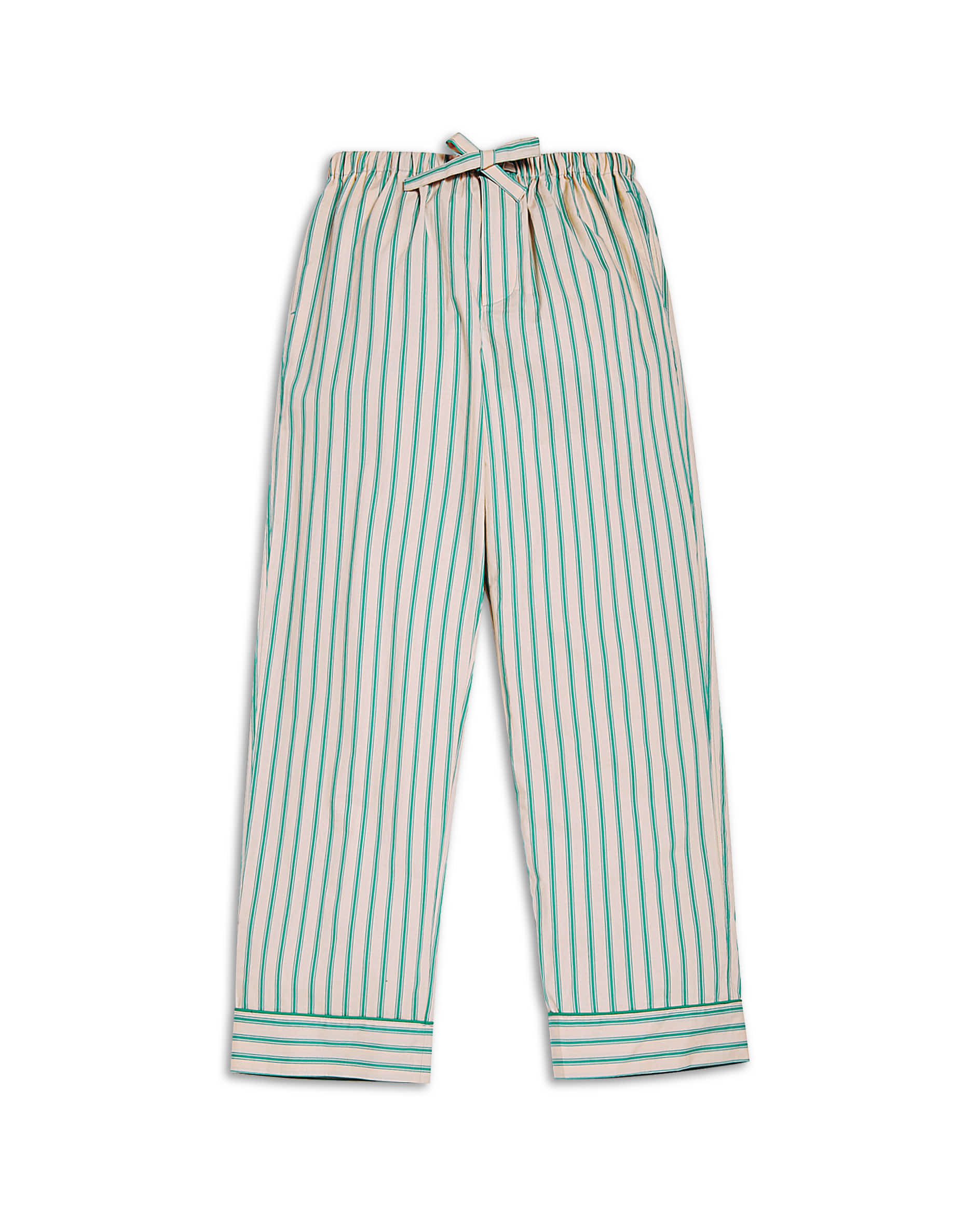 Chilling Stripe Pajama Set (Green)