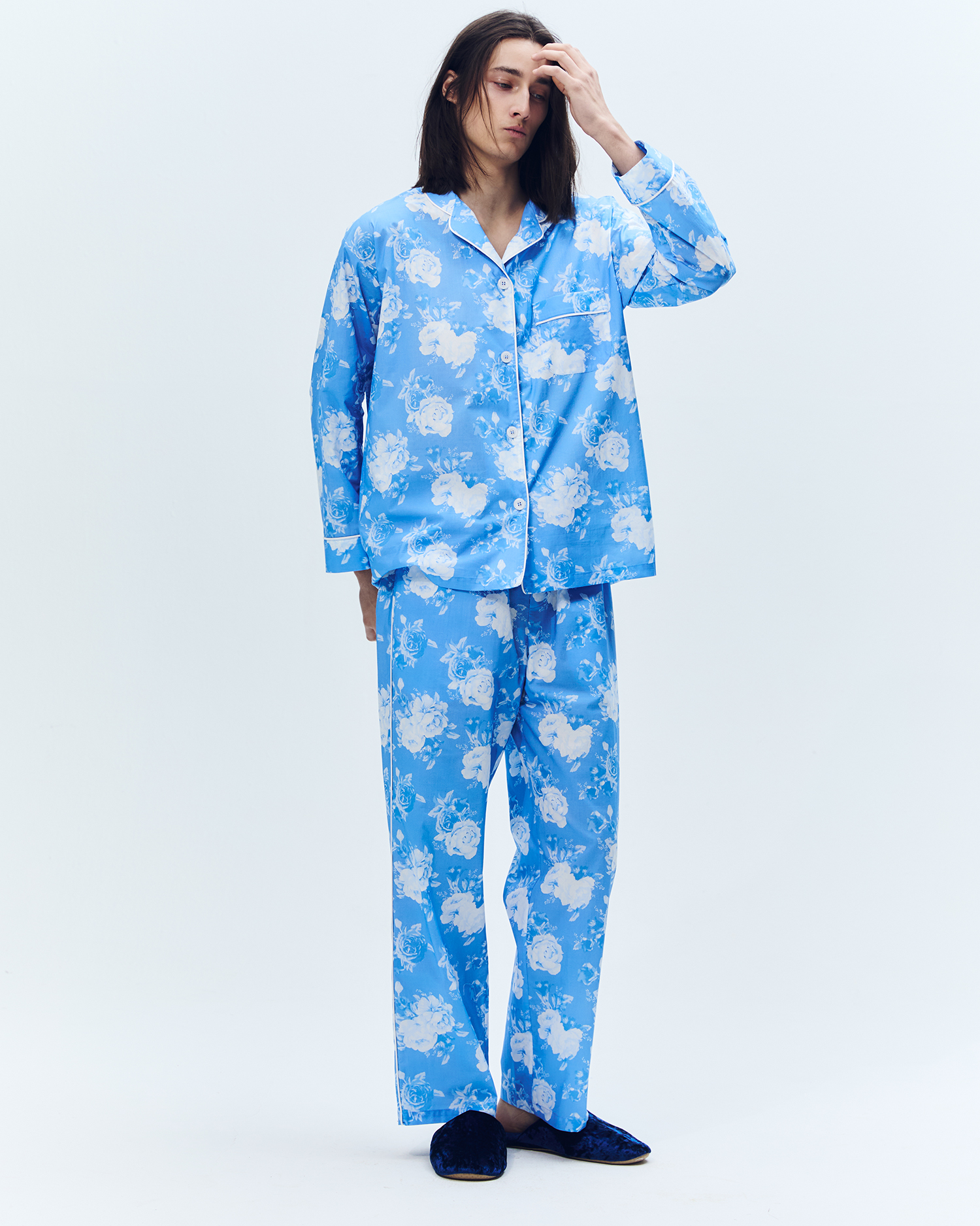 Bloomimg Blue Pajama Set
