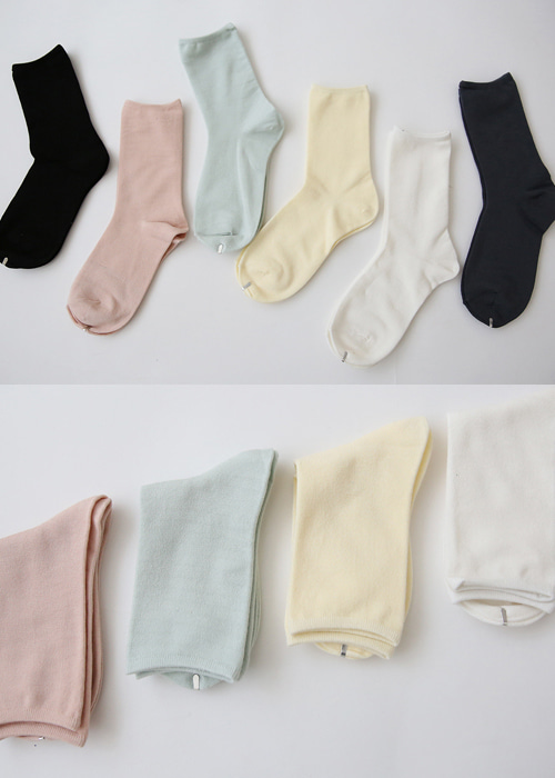 Rayon plain socks