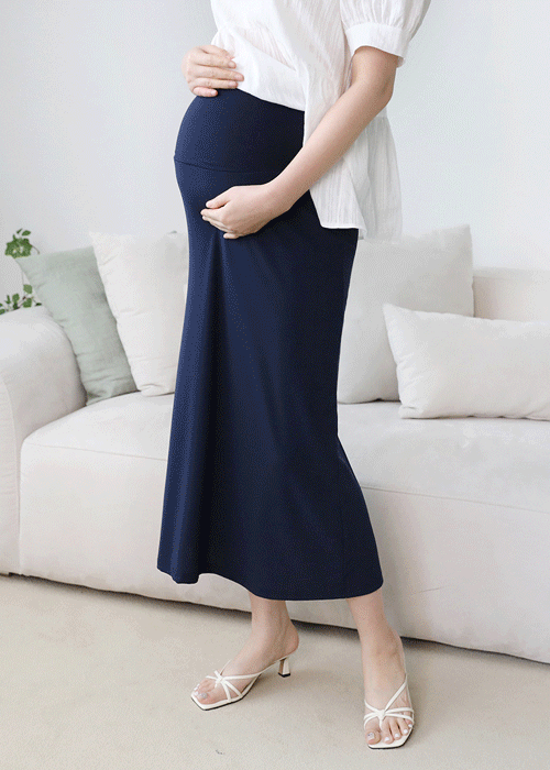 Maternity Wear Nuri Back Split Skirt