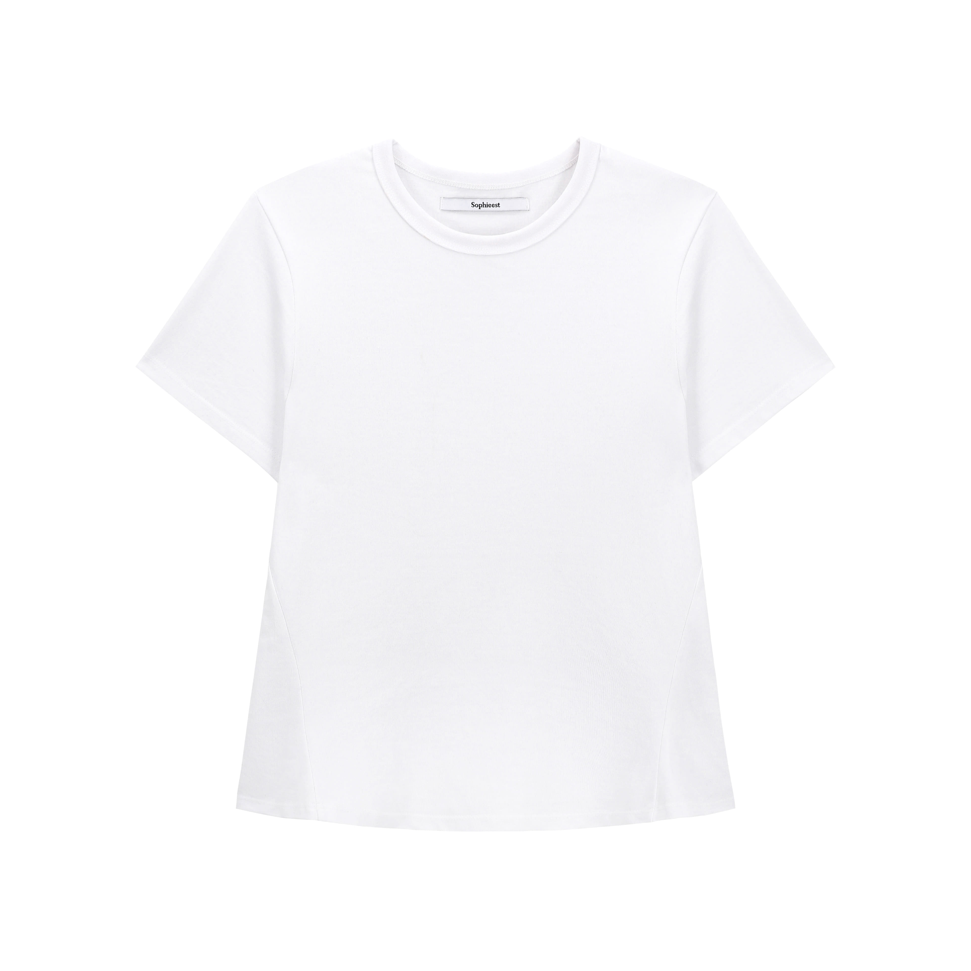 Numéro 20. T-shirt en coton fines côtes